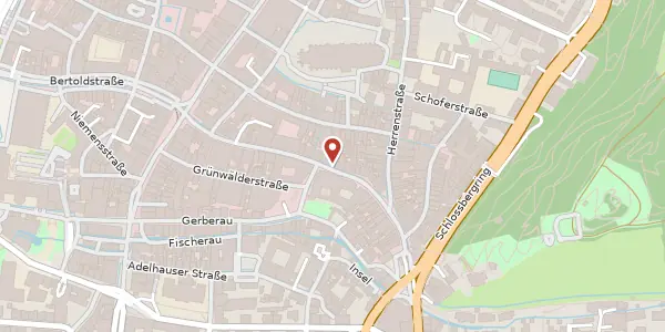 Karte der Umgebung von Salzstraße 35, 79098 Freiburg im Breisgau