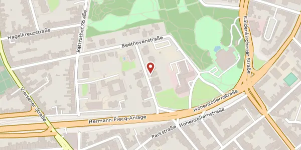 Karte der Umgebung von Mozartstr. 16, 41061 Mönchengladbach