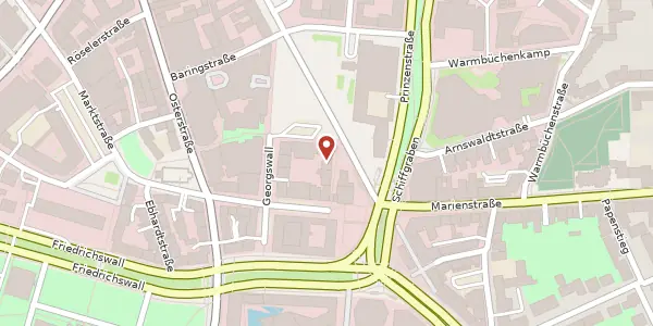Karte der Umgebung von Georgsplatz 10, 30159 Hannover