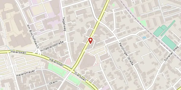 Karte der Umgebung von Detmolder Str. 8, 33102 Paderborn