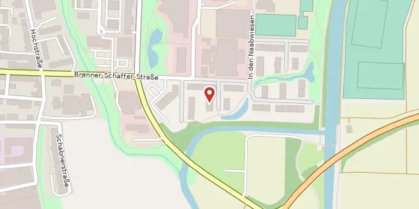 Karte der Umgebung von Brenner-Schäffer-Straße 40, 92637 Weiden