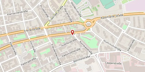 Karte der Umgebung von Romeiasstraße 4, 78224 Singen (Hohentwiel)