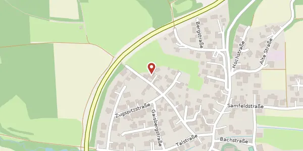 Karte der Umgebung von Waldstr. 14, 86554 Pöttmes