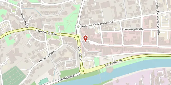 Karte der Umgebung von Hagener Str. 75, 58642 Iserlohn