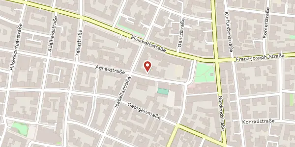 Karte der Umgebung von Agnesstr. 6, 80801 München
