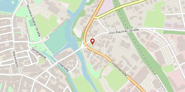 Karte der Umgebung von Luitpoldstr. 1, 91550 Dinkelsbühl