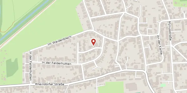 Karte der Umgebung von Auf dem Blahnenhof 6, 51371 Leverkusen
