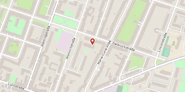 Karte der Umgebung von Münsterlandstraße 66, 10317 Berlin