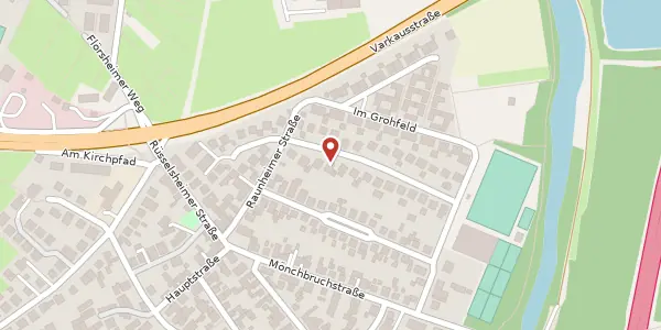 Karte der Umgebung von Walldorfer Str. 23, 65428 Rüsselsheim
