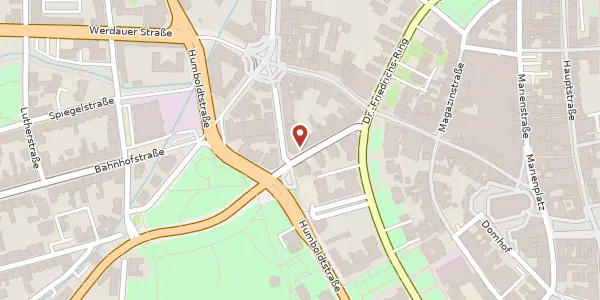 Karte der Umgebung von Schumannstraße 12, 08056 Zwickau