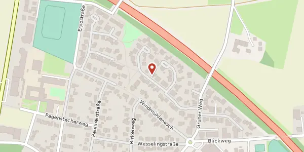 Karte der Umgebung von Westenbergstr. 18, 48565 Steinfurt-Burgsteinfurt