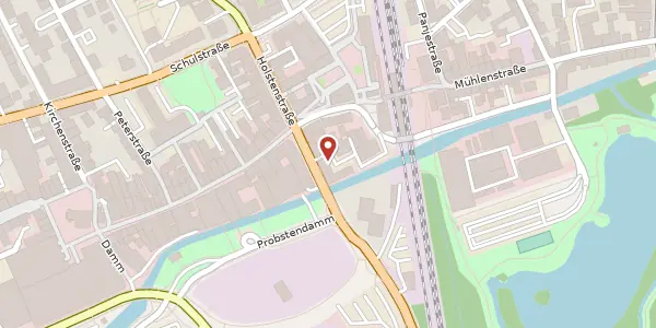 Karte der Umgebung von Berliner Straße 3 - 5, 25335 Elmshorn