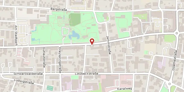 Karte der Umgebung von Kaiserstraße 84, 77933 Lahr