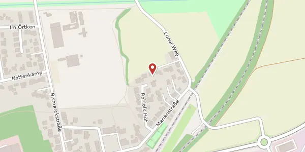 Karte der Umgebung von Rohlofs Hof 15, 46284 Dorsten