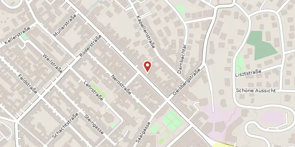Karte der Umgebung von Taunusstr. 27, 65183 Wiesbaden