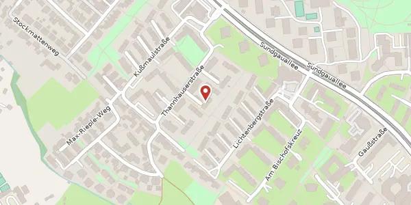Karte der Umgebung von Thannhauserstraße 39, 79114 Freiburg im Breisgau