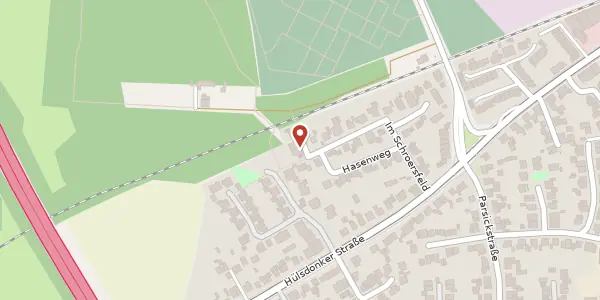 Karte der Umgebung von Im Schroersfeld 40, 47441 Moers