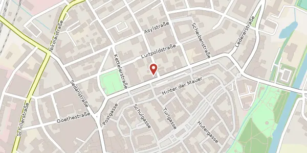 Karte der Umgebung von Herrmannstr. 1, 92637 Weiden
