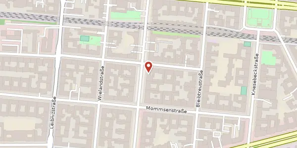 Karte der Umgebung von Schlüterstraße 54, 10629 Berlin