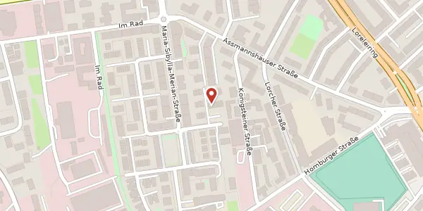 Karte der Umgebung von Fanny-Lewald-Str. 38, 65197 Wiesbaden