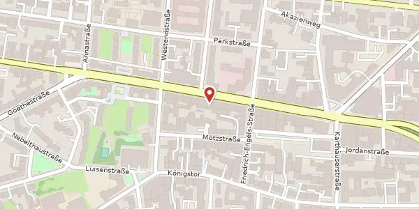 Karte der Umgebung von Friedrich-Ebert-Straße 49, 34117 Kassel