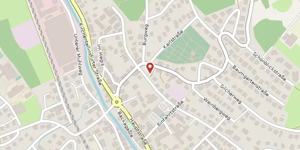 Karte der Umgebung von Marienstraße 11, 72827 Wannweil