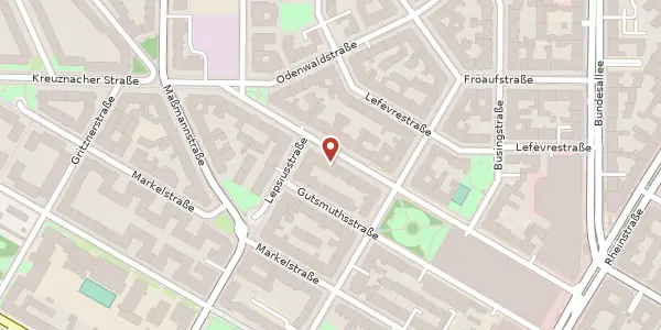 Karte der Umgebung von Bornstraße 23, 12163 Berlin