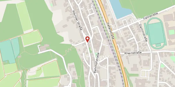 Karte der Umgebung von Mainzer Straße 81, 55276 Oppenheim