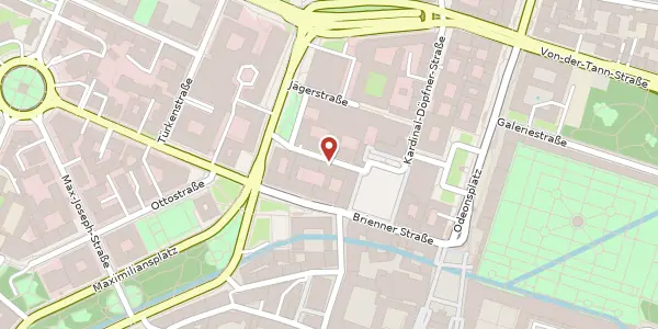 Karte der Umgebung von Finkenstr. 7, 80333 München