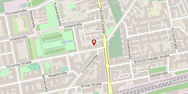 Karte der Umgebung von Schierker Straße 2, 12051 Berlin