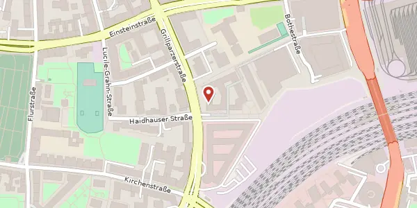 Karte der Umgebung von Grillparzerstr. 14, 81675 München