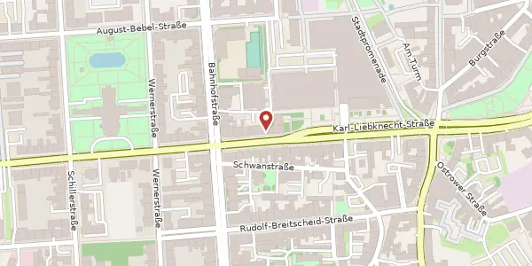 Karte der Umgebung von Karl-Liebknecht-Str. 130, 03046 Cottbus