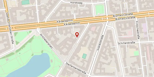 Karte der Umgebung von Witzlebenstraße 3, 14057 Berlin