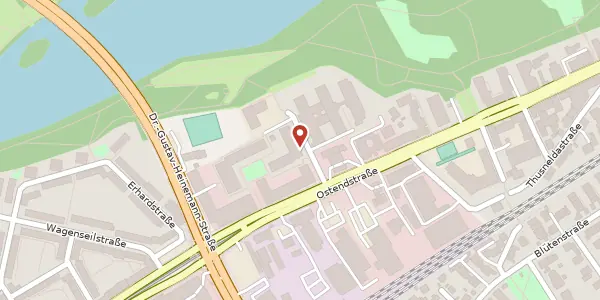 Karte der Umgebung von Ostendstr. 117b, 90482 Nürnberg