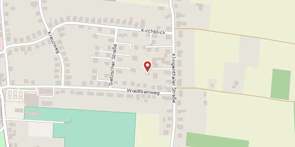 Karte der Umgebung von Klingenthaler Str. 33a, 06116 Halle (Saale)