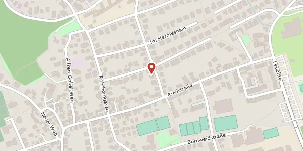 Karte der Umgebung von Am Bächelchen 5, 60388 Frankfurt