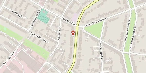 Karte der Umgebung von Moerser Str. 170, 47803 Krefeld