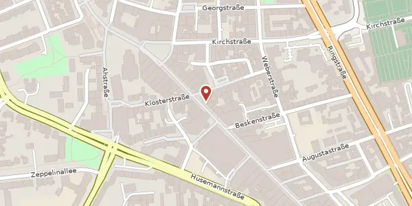 Karte der Umgebung von Bahnhofstr. 33, 45879 Gelsenkirchen
