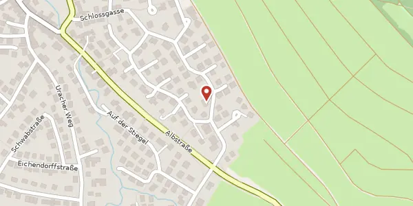 Karte der Umgebung von Eichbergstraße 34, 72639 Neuffen
