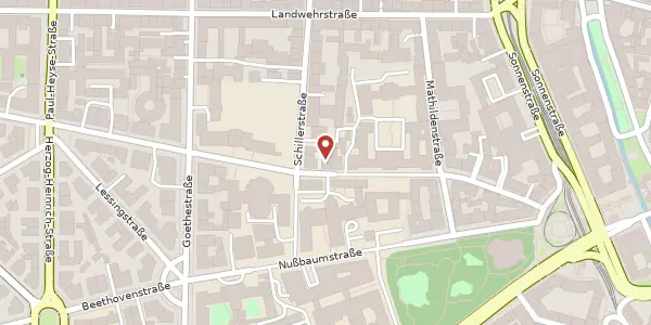 Karte der Umgebung von Pettenkoferstr. 10 a, 80336 München