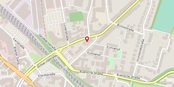 Karte der Umgebung von Bohmter Str. 11, 49074 Osnabrück