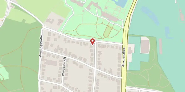 Karte der Umgebung von Jägerhofstr. 67, 45478 Mülheim an der Ruhr