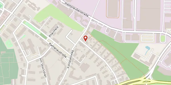 Karte der Umgebung von Am Steinacker 67, 47809 Krefeld