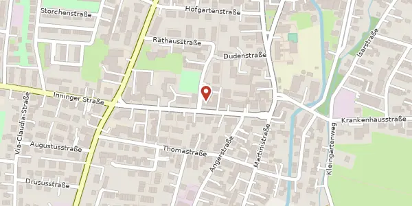 Karte der Umgebung von Tattenbachstr. 11, 86179 Augsburg