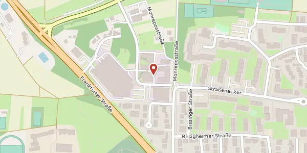 Karte der Umgebung von Monreposstraße 55, 71634 Ludwigsburg