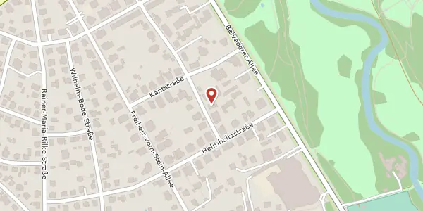 Karte der Umgebung von Haeckelstraße 25, 99425 Weimar