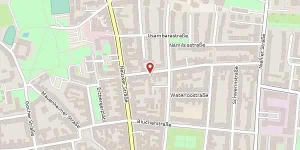 Karte der Umgebung von Nordstr. 14, 50733 Köln