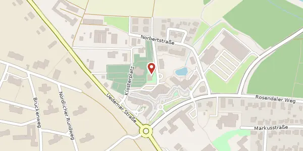 Karte der Umgebung von Klosterplatz / Norbertstr. 28, 47551 Bedburg-Hau