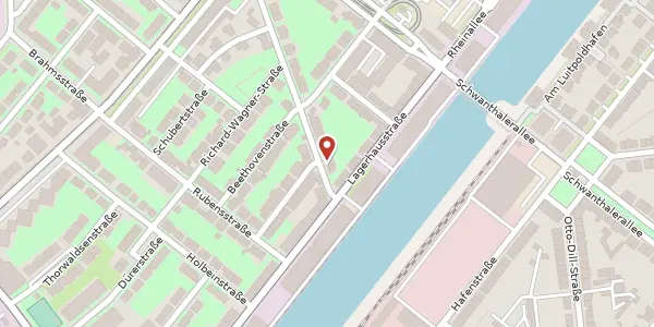 Karte der Umgebung von Schießhausstraße 4, 67061 Ludwigshafen am Rhein