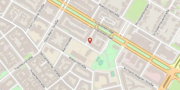 Karte der Umgebung von Richard-Wagner-Straße 63, 68165 Mannheim